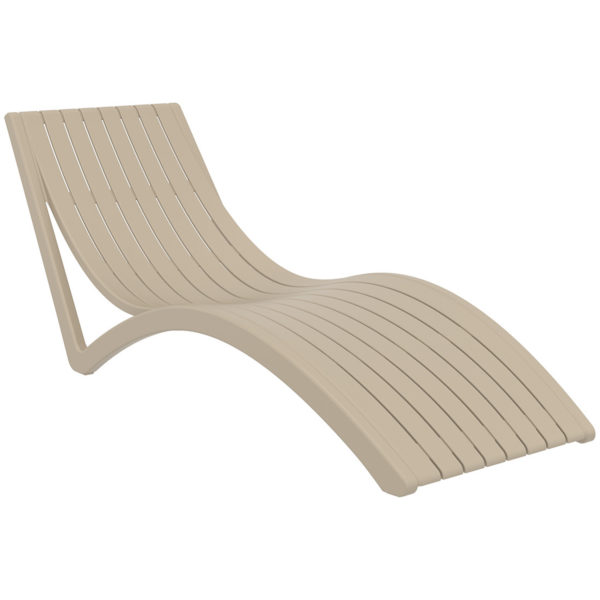 Sunlounger Slim taupe